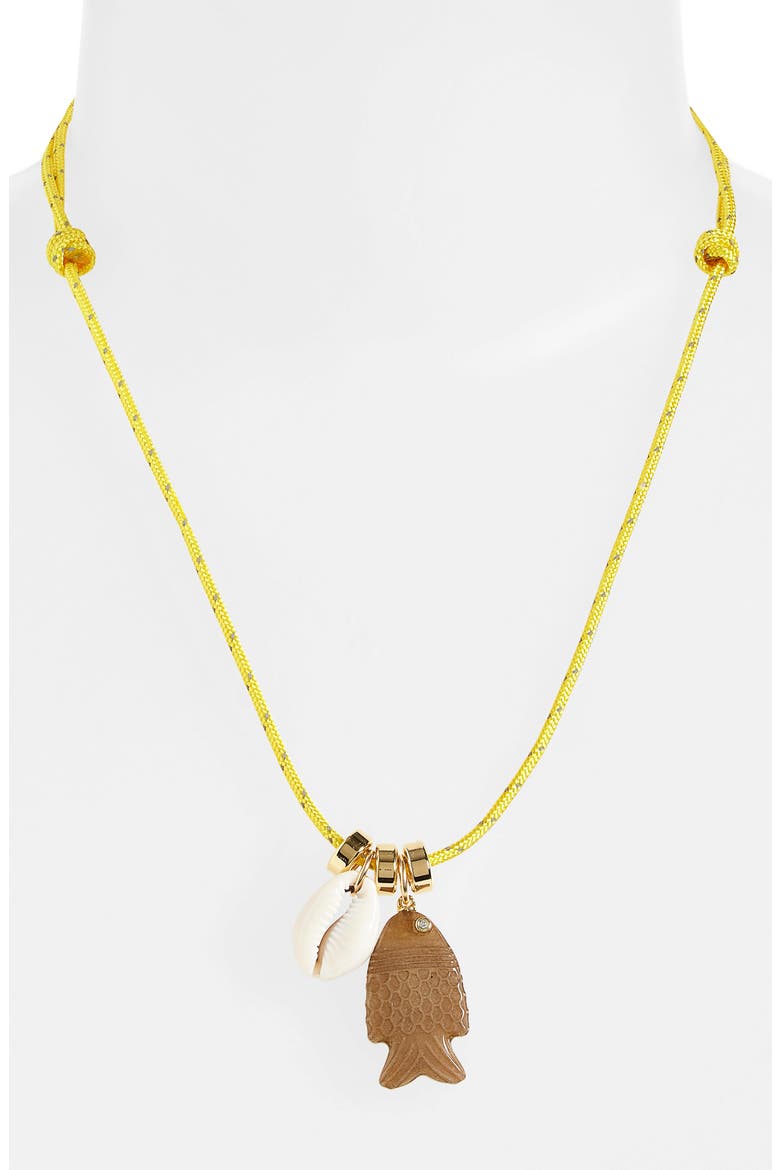 Bass Necklace, Alternate, color, YELLOW