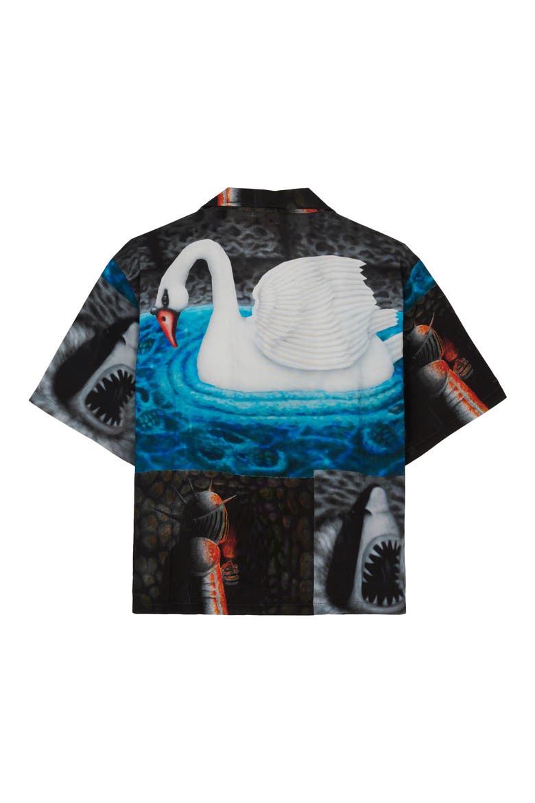 Copia Graphic Camp Shirt, Alternate, color, BLACK MULTI