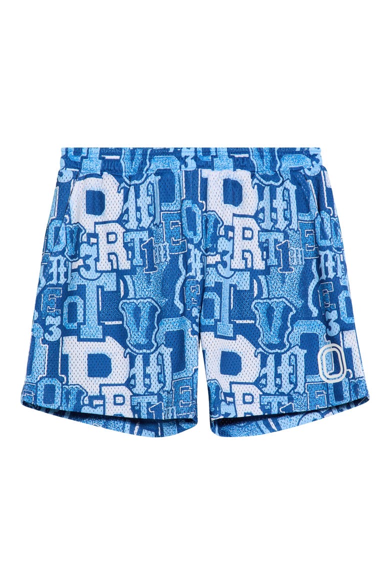 Homecoming Varsity Shorts, Main, color, BLUE