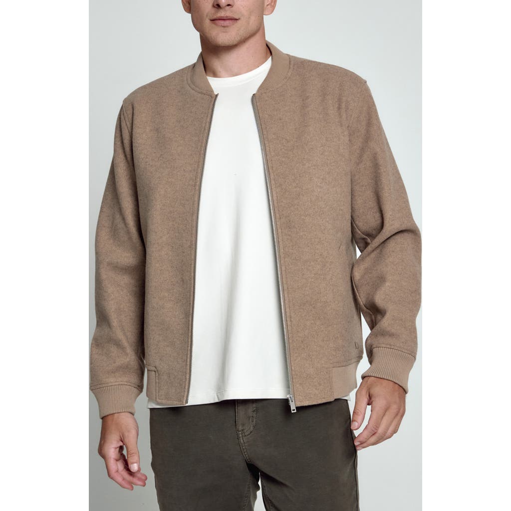 7 Diamonds Braxton Bomber Jacket In Brown