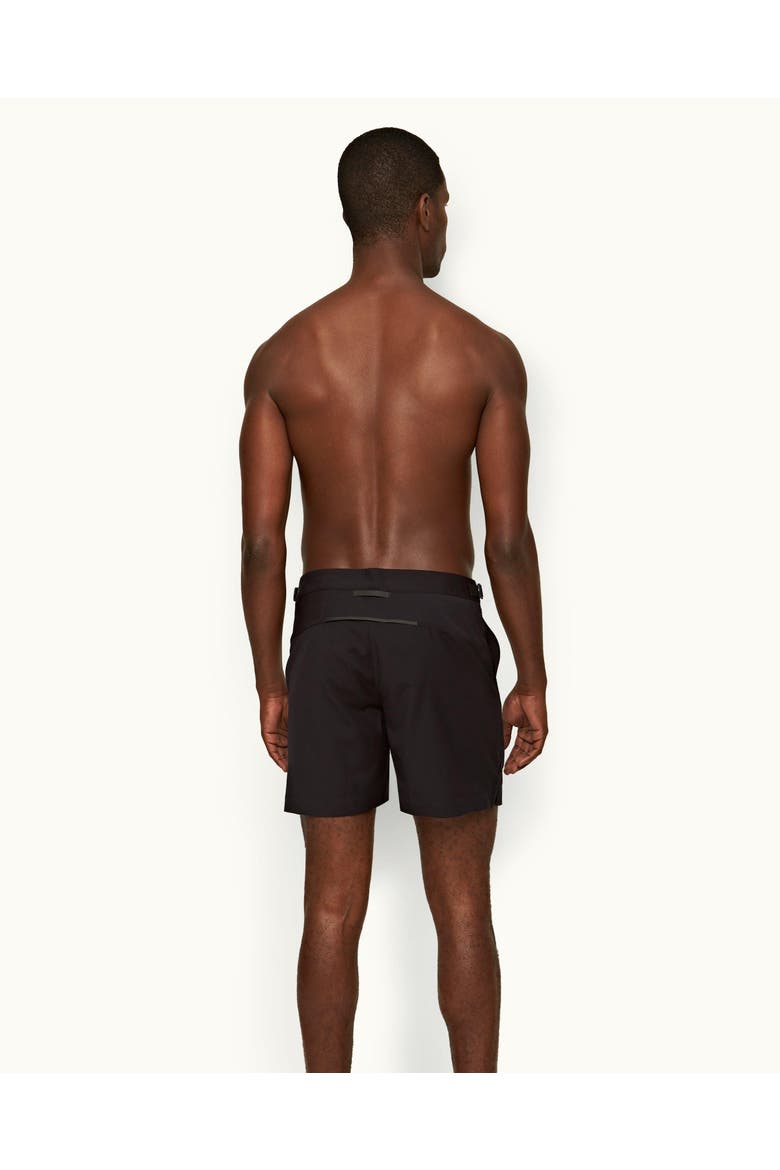 Bulldog Bonded Mid-Length Classic Fit Swim Shorts, Alternate, color, NIGHT IRIS