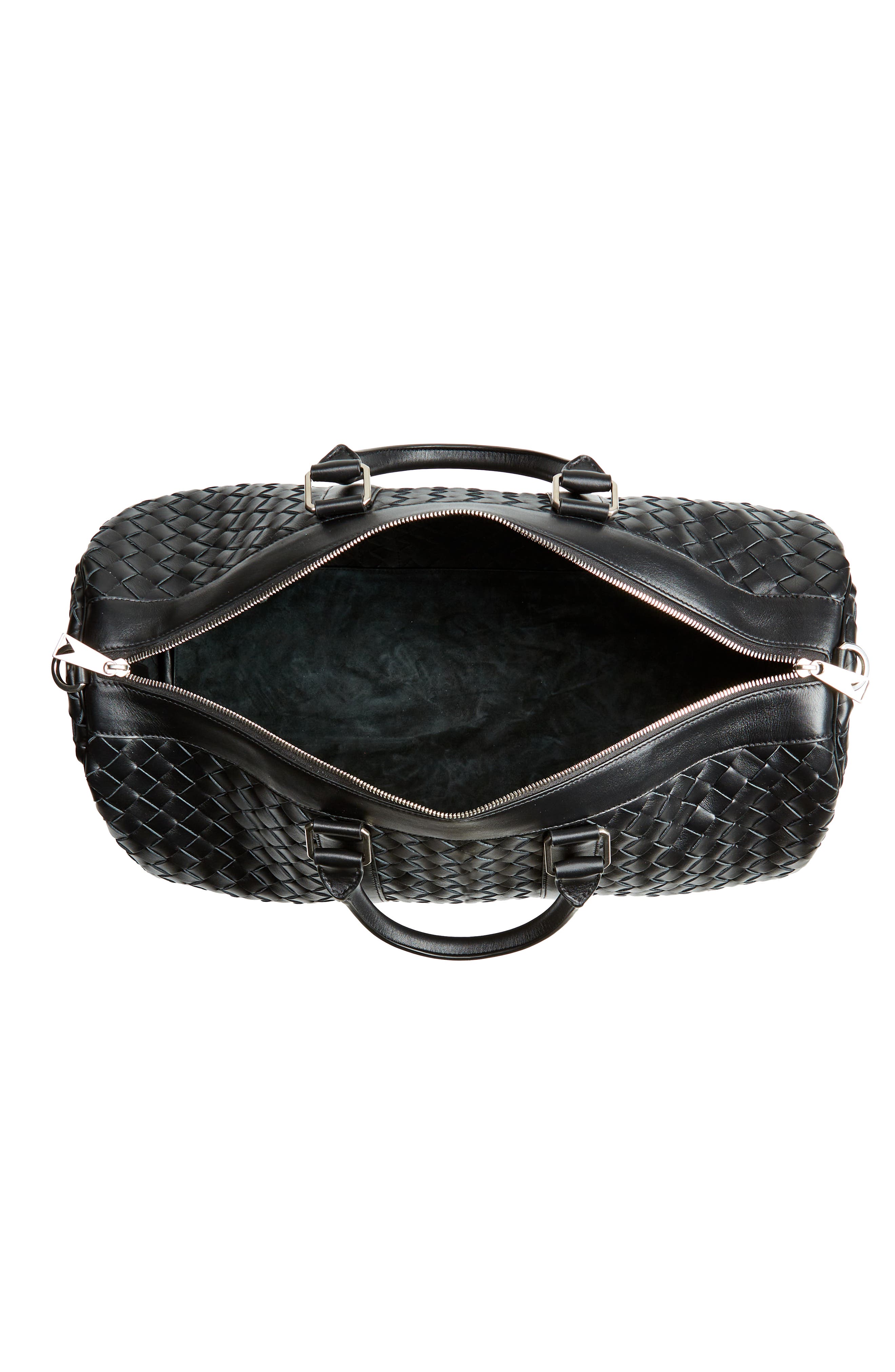 Bottega Veneta Medium Intrecciato Leather Duffle Bag, Alternate, color, 