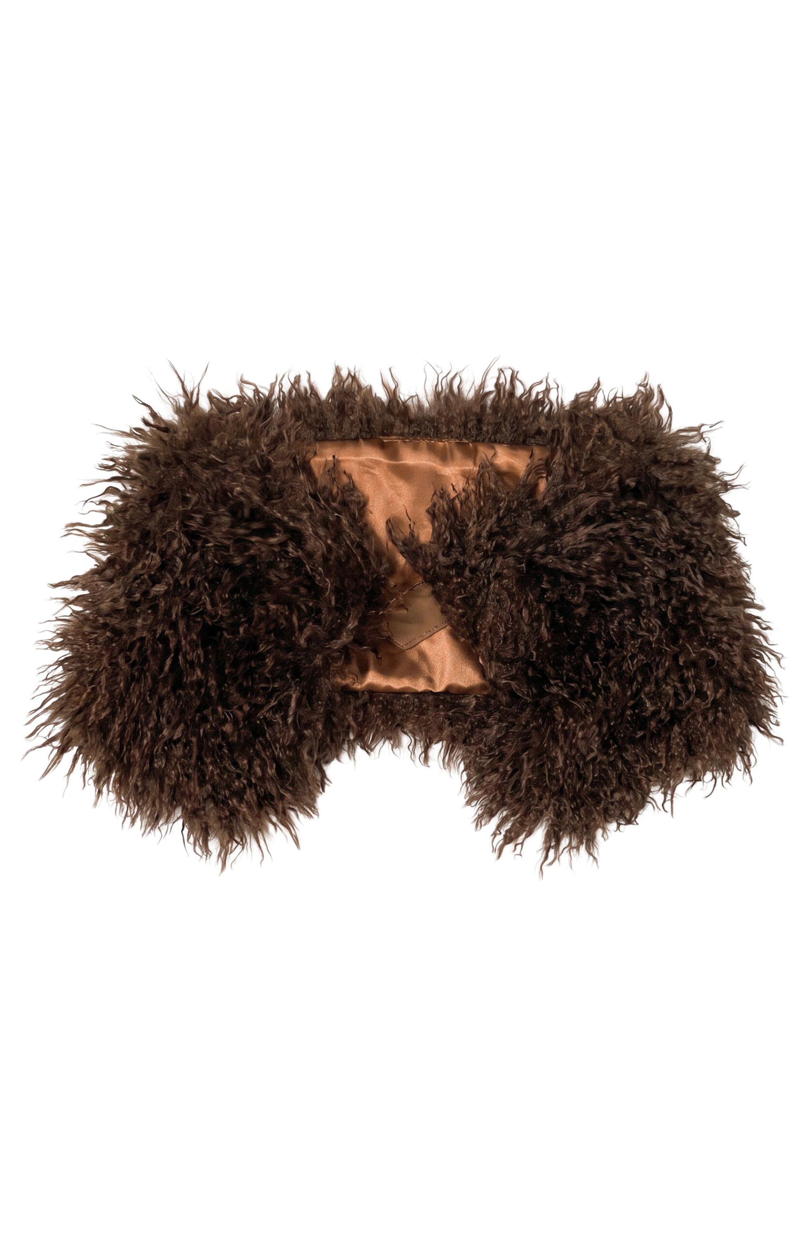 Mongolian Faux Fur Collar