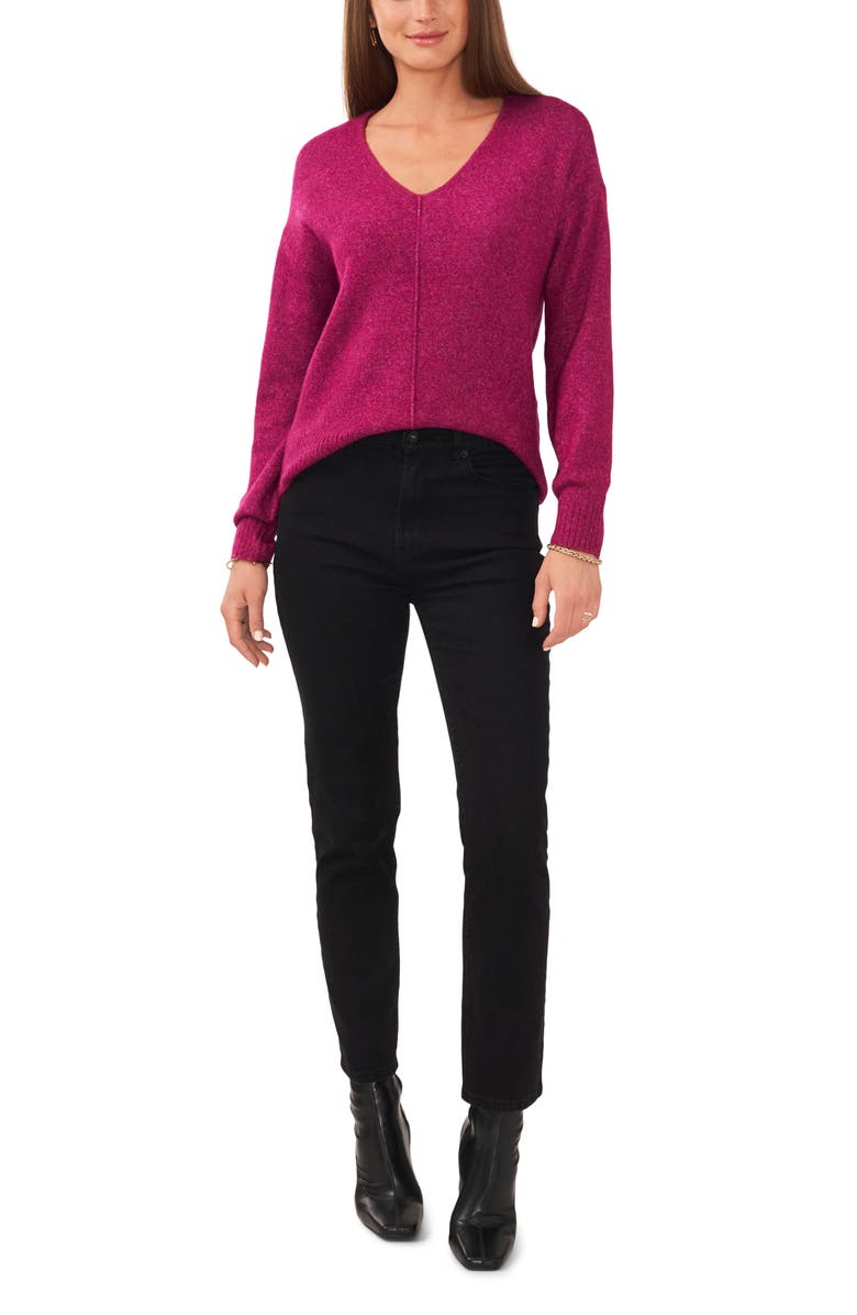 Vince Camuto Cozy Seam Sweater, Alternate, color, Frenzy