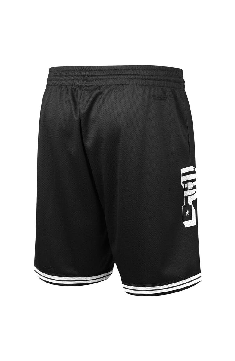Mitchell & Ness Men's Mitchell & Ness Black New England Patriots Big Face 3.0 Fashion Shorts, Alternate, color, 