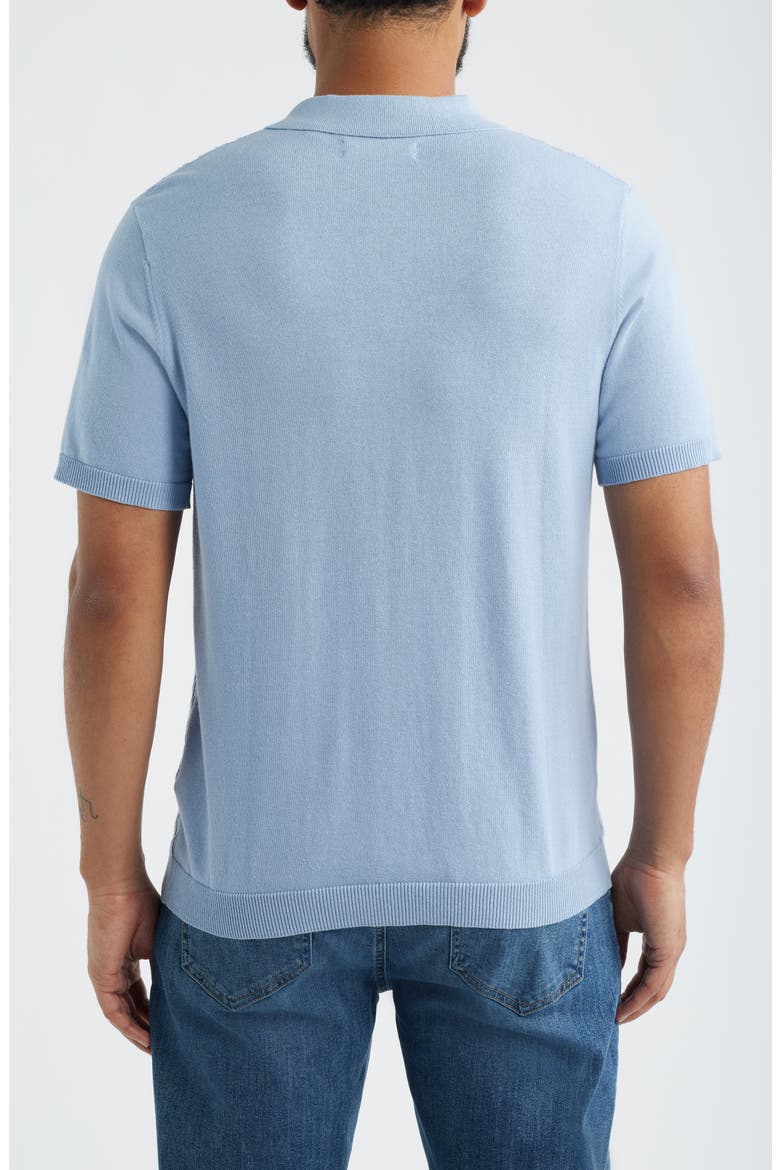 Diama Polo Sweater, Alternate, color, WATER