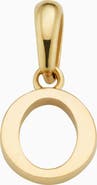 Oradina 14K Gold My Letter Initial Pendant Charm