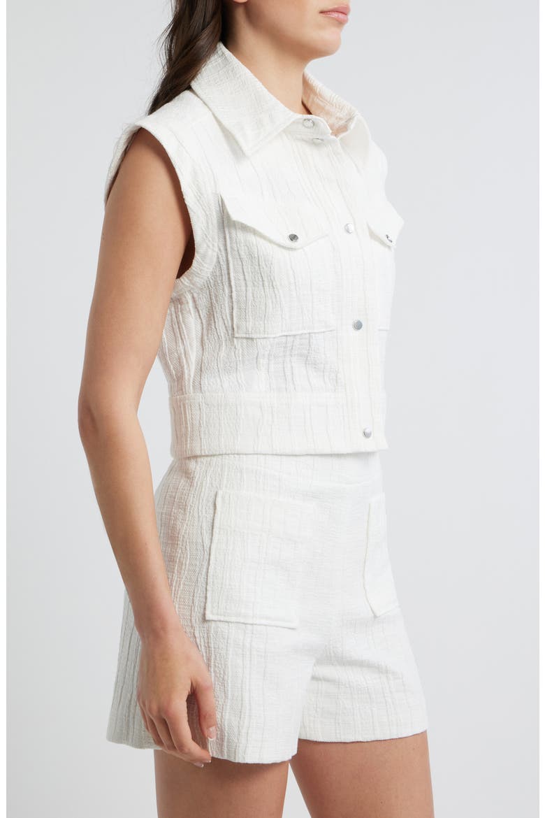 Sleeveless Vest, Alternate, color, WHITE