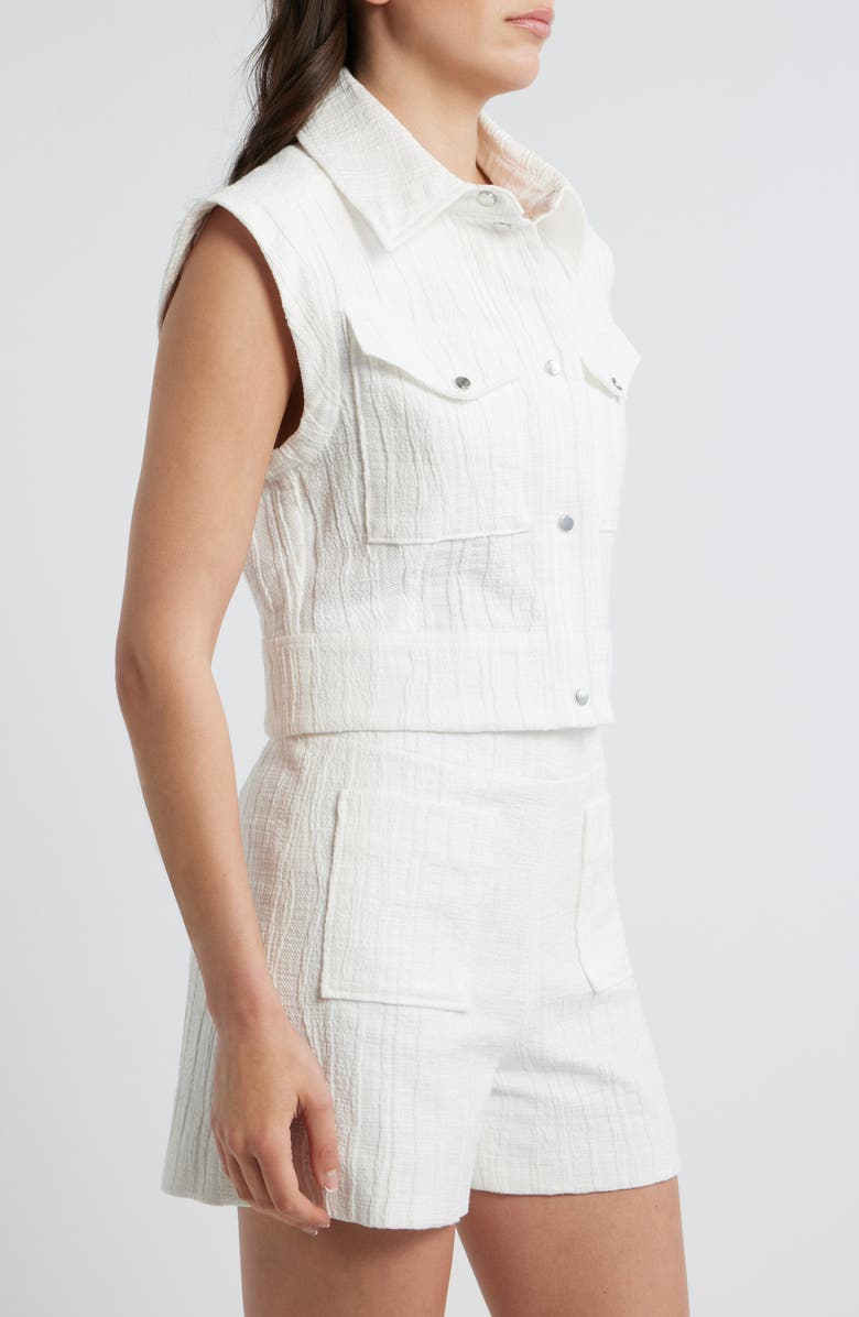 BOSS Orange Sleeveless Vest, Alternate, color, White
