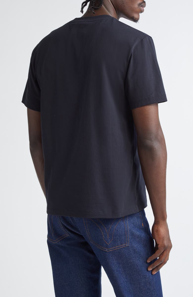 AMI PARIS Ami de Coeur Organic Cotton T-Shirt, Alternate, color, Black/ 001