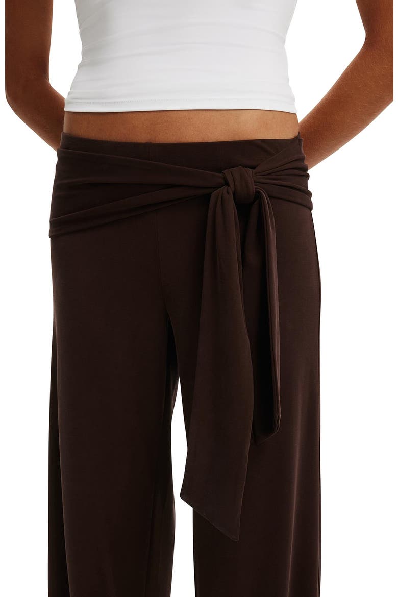 Women's Honey Tie Pant, Alternate, color, Dark Oak