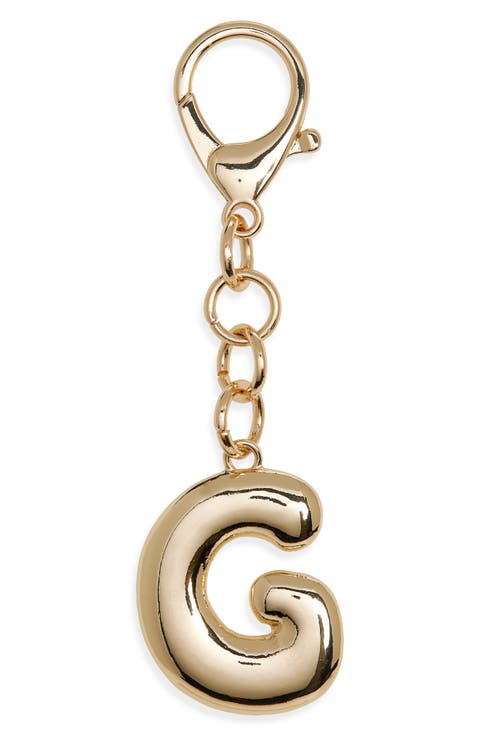 Bubble Initial Bag Charm
