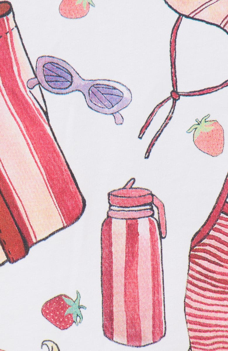 Sweaty Betty Holiday Graphic T-Shirt, Alternate, color, White Equipment Print