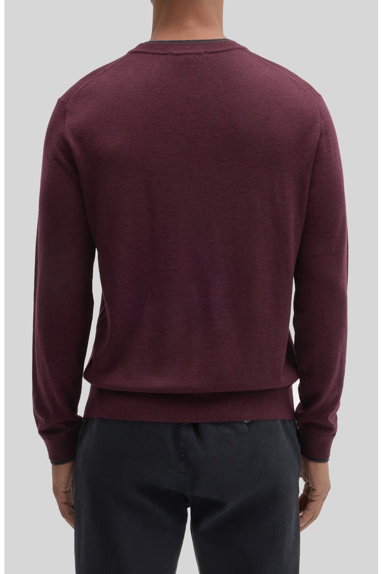 Thomas Crewneck Sweater, Alternate, color, DEEP BORDEAUX