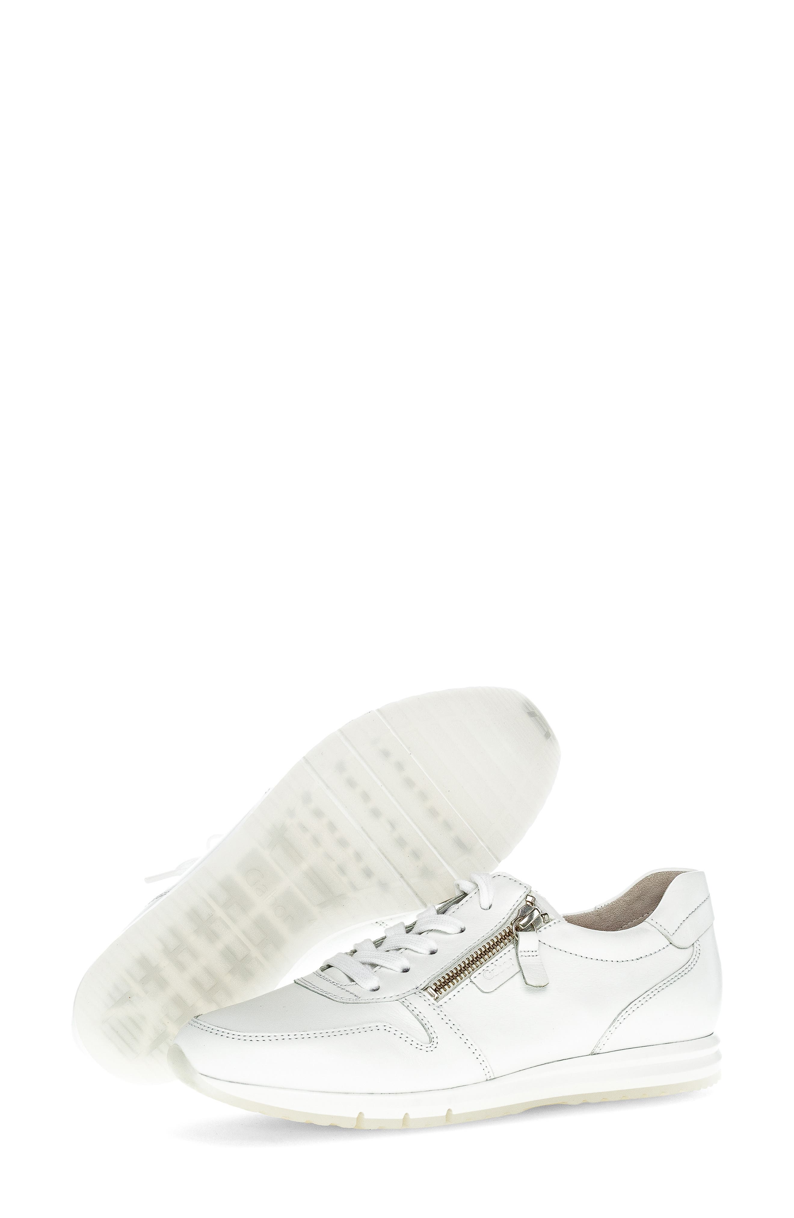 Gabor 23.450 Zip Sneaker, Alternate, color, White