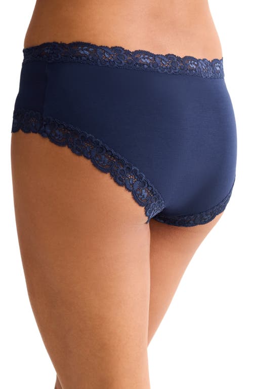Fleur't Iconic High Waist Boyshorts In Blue
