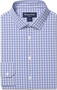 Mizzen+Main Leeward Trim Fit Cobalt Denis Plaid Button-Up Shirt