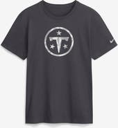 Nike Men's Nike Anthracite Tennessee Titans Fractal Logo T-Shirt