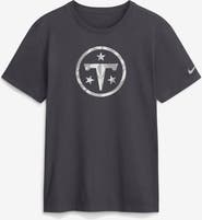 Nike Men's Nike Anthracite Tennessee Titans Fractal Logo T-Shirt