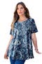  Blue Rustic Paisley