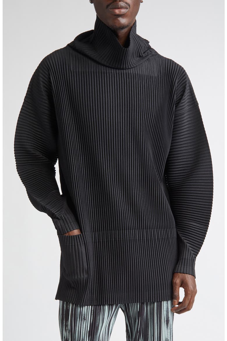 Monthly Colors October Pleated Turtleneck Top (Men) | Nordstrom