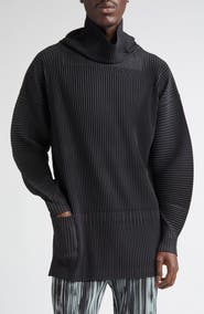 Homme Plissé Issey Miyake Monthly Colors October Pleated Turtleneck Top