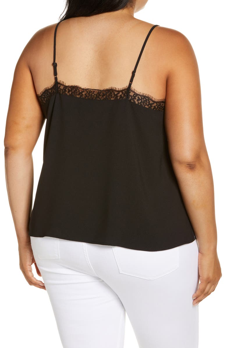 Halogen<sup>®</sup> Lace Trim Camisole, Alternate, color,