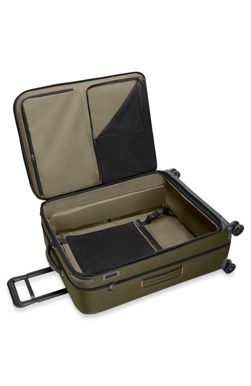 Briggs & Riley Large Zdx 29-inch Expandable Spinner Packing Case In Green