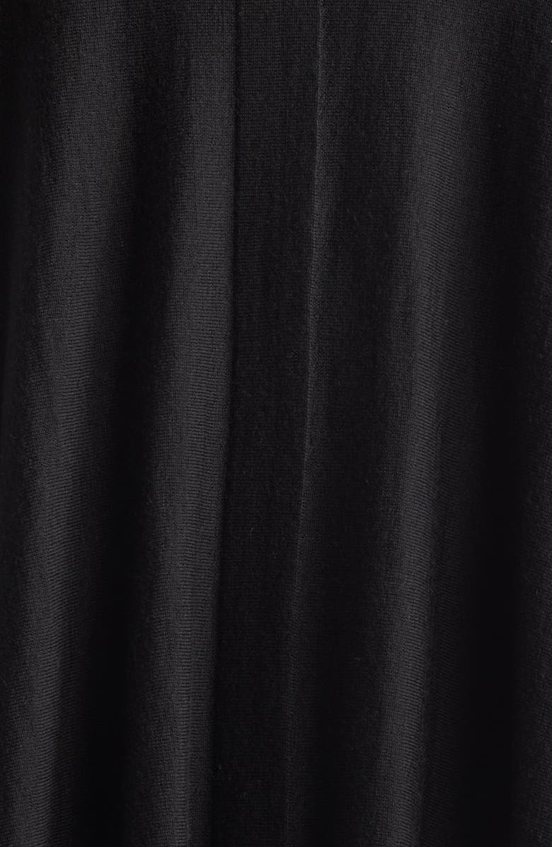 Rick Owens Open Front Virgin Wool Cardigan, Alternate, color, Black