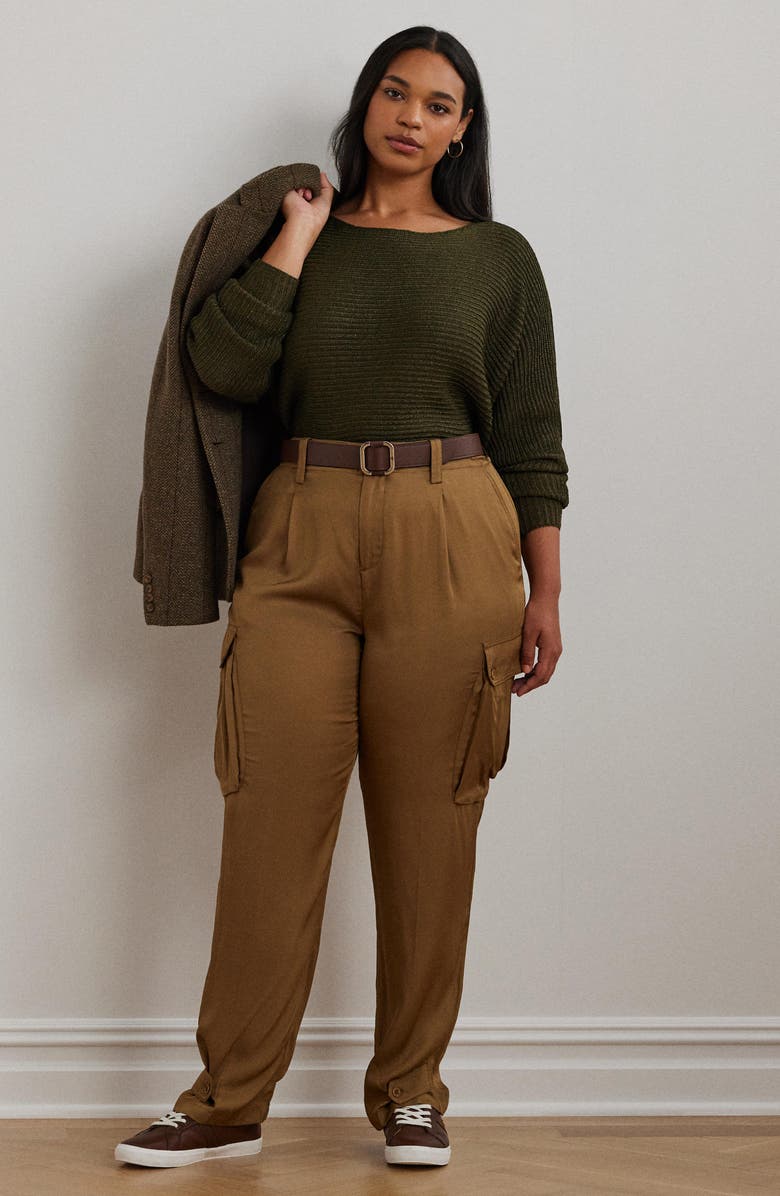 Lauren Ralph Lauren Metallic Rib Sweater, Alternate, color,