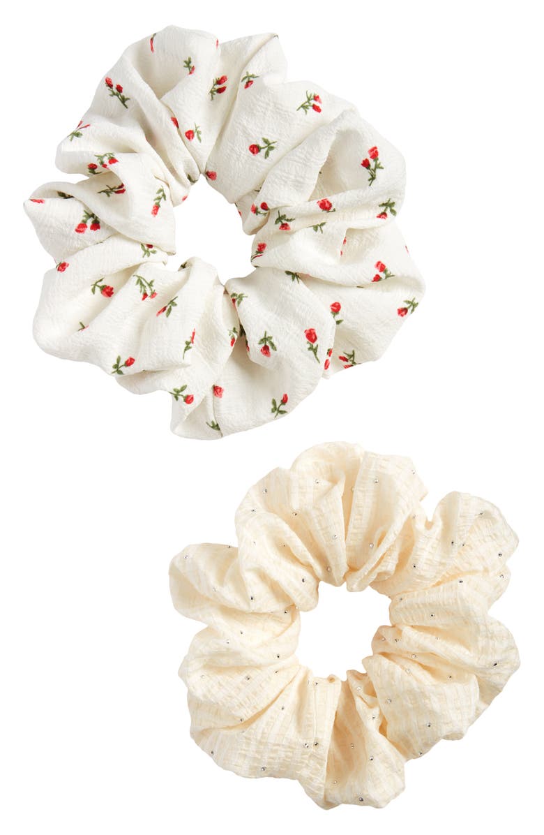 BP. 2-Pack Scrunchies, Main, color, Ivory