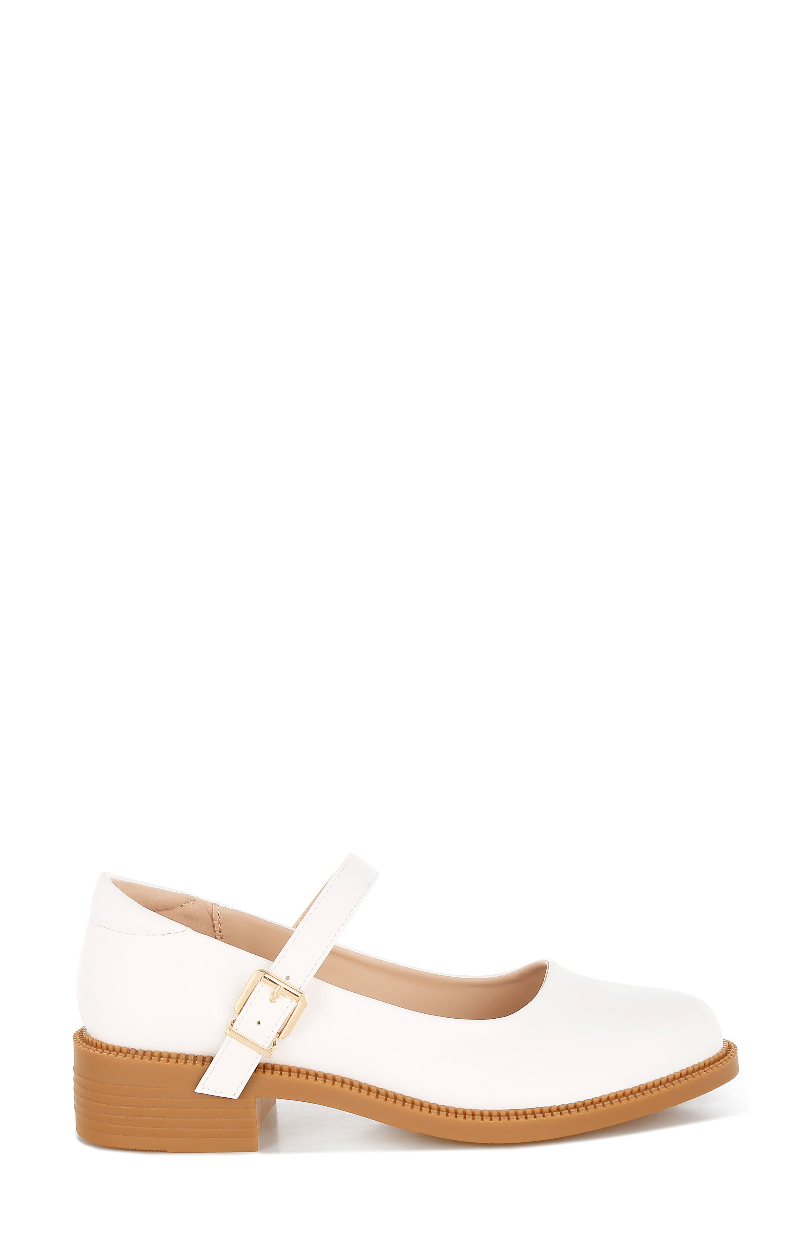 LONDON RAG Ejeta Mary Jane Pump, Alternate, color, White
