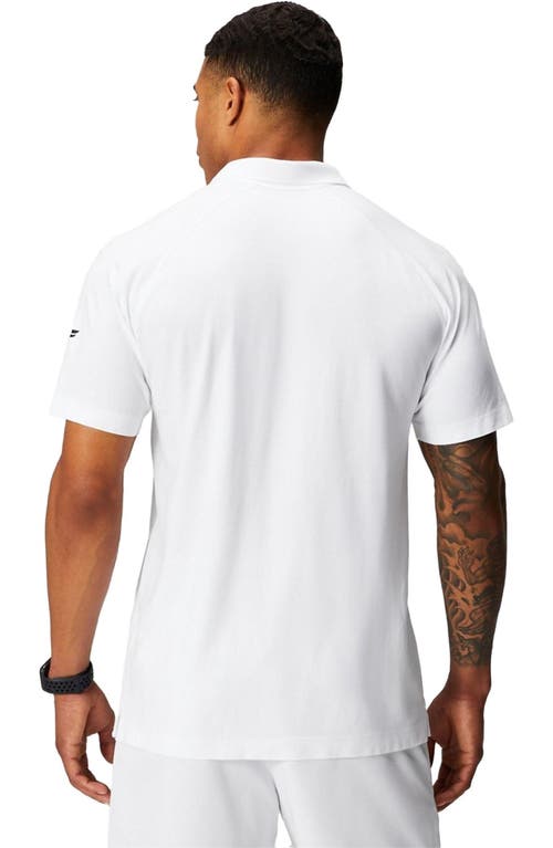 Fabletics The Training Day Polo In White