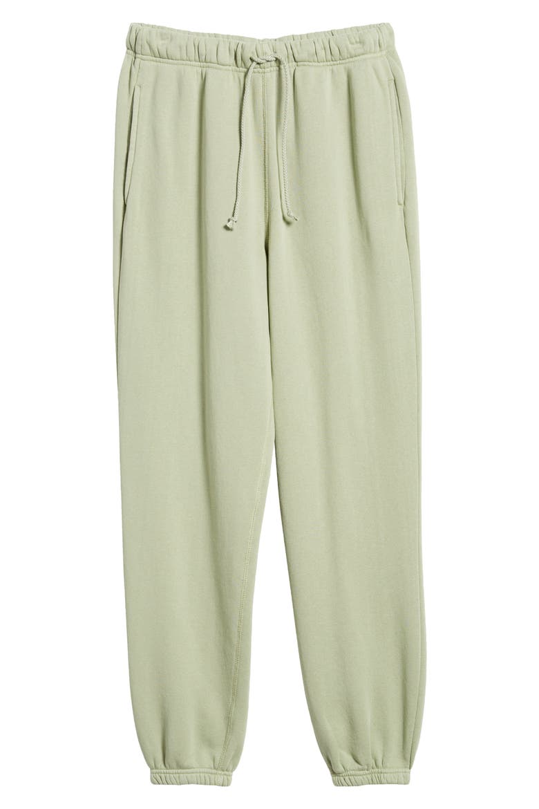 Core Organic Cotton Brushed Terry Sweatpants, Alternate, color, SAGE