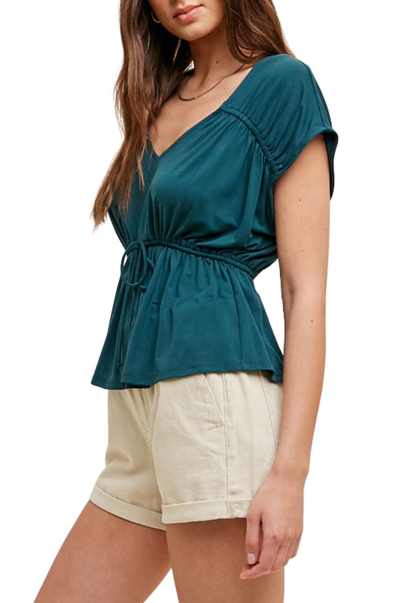 WISHLIST Dolman Sleeve Modal Blend Top, Alternate, color, Teal Green