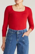 Universal Standard Valentine Liquid Jersey Top