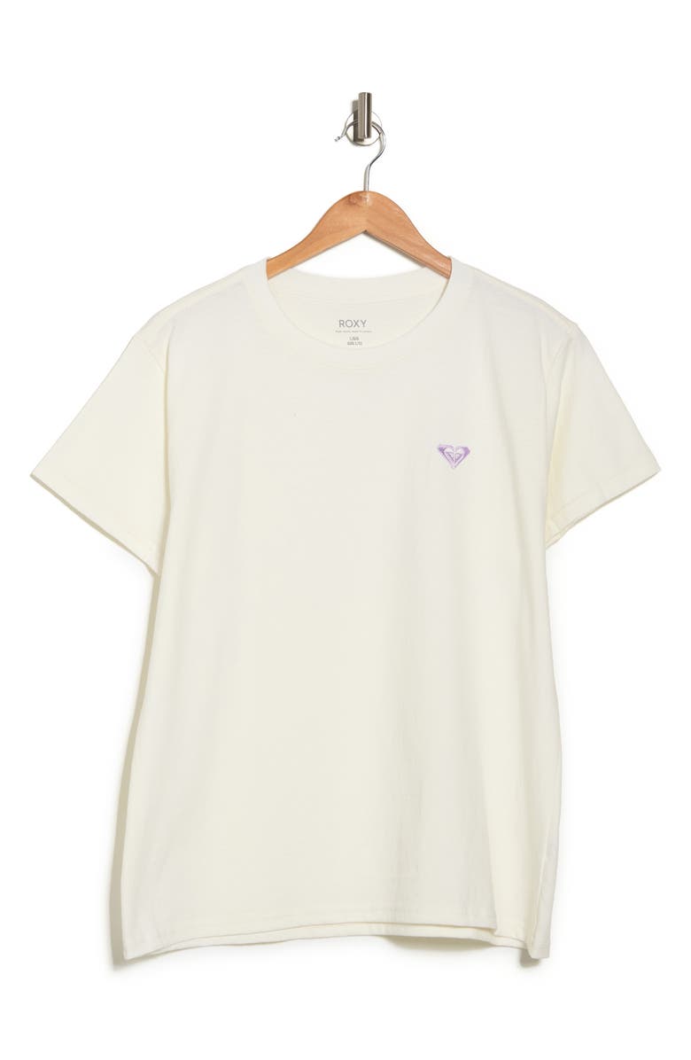 Roxy Embroidered Logo T-Shirt, Main, color, 