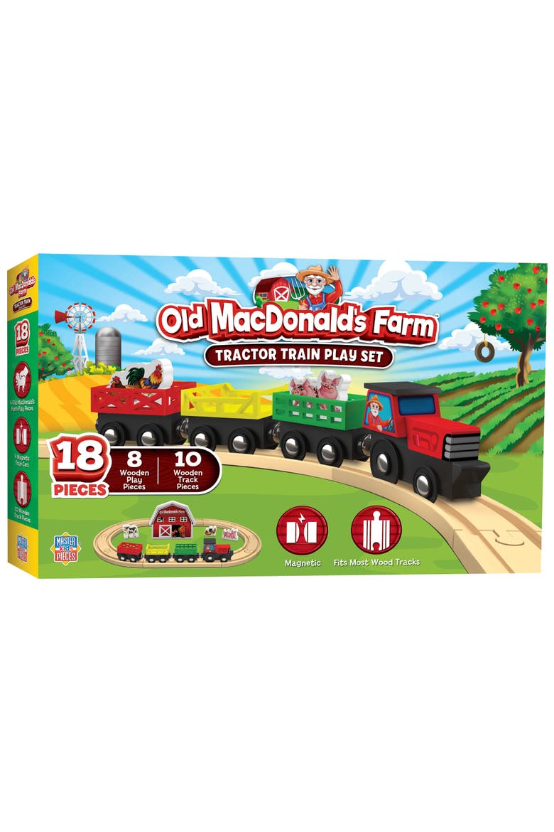 Old MacDonald Tractor Train Play Set, Main, color, Multicolor