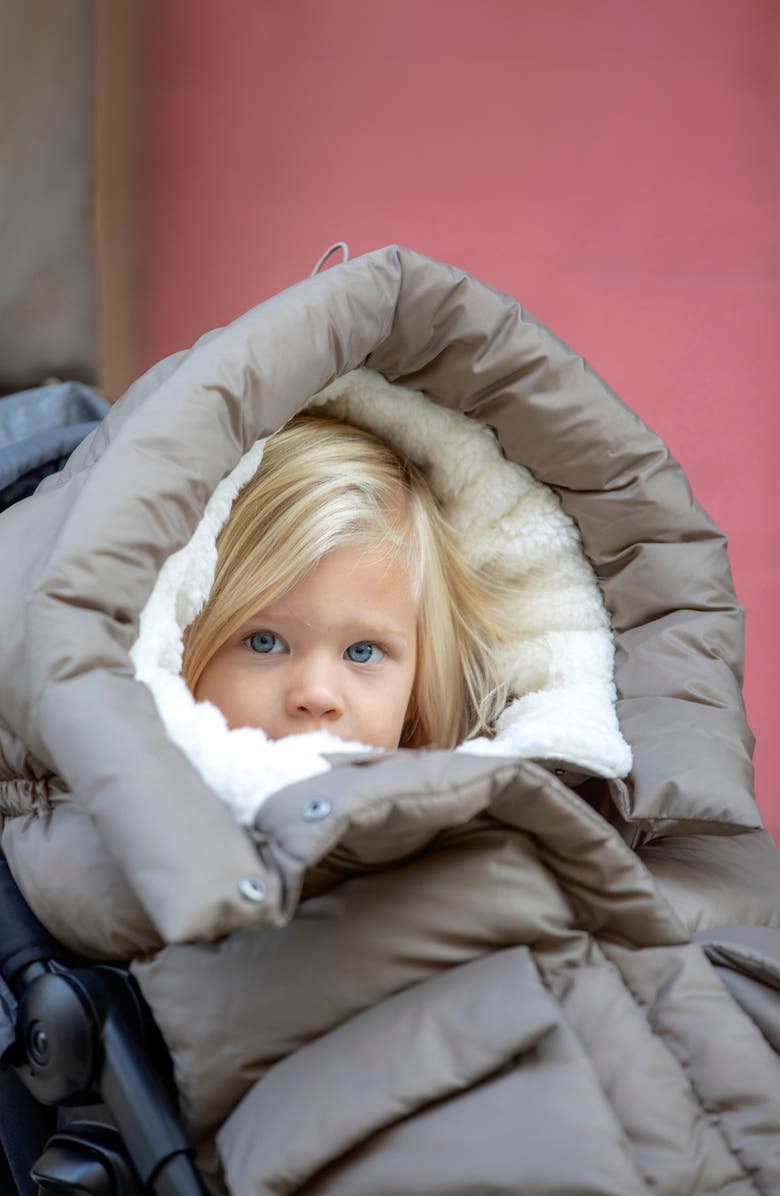 7 A.M. Enfant 212 evolution<sup>®</sup> Extendable Stroller & Car Seat Waterproof Footmuff, Alternate, color, Chestnut