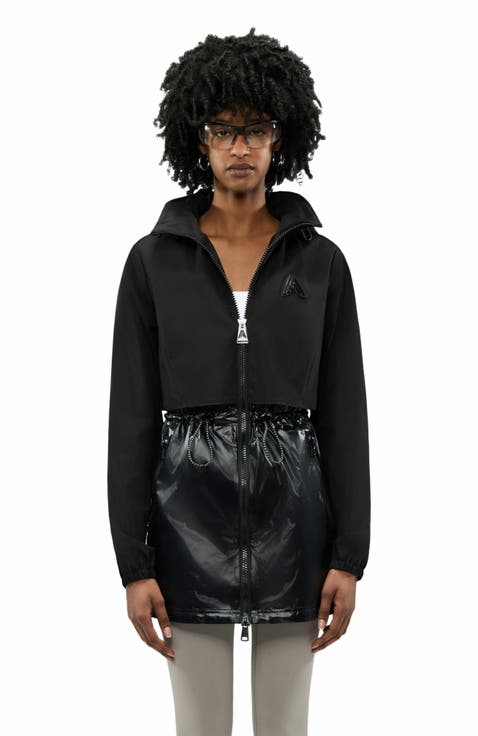 Women's Valmenier Raincoat with Retractable Hood