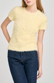 WAYF Hannah Short Sleeve Sweater