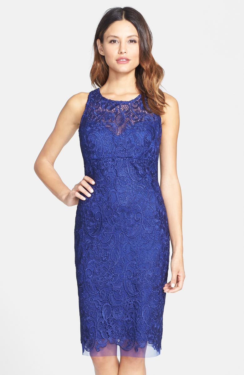 Patra Lace Sheath Dress, Main, color, 
