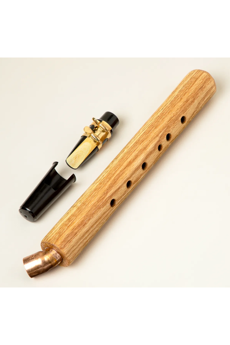 Backpacker Saxophone by Ron Marr Music & Wood Carving, Alternate, color, Brown
