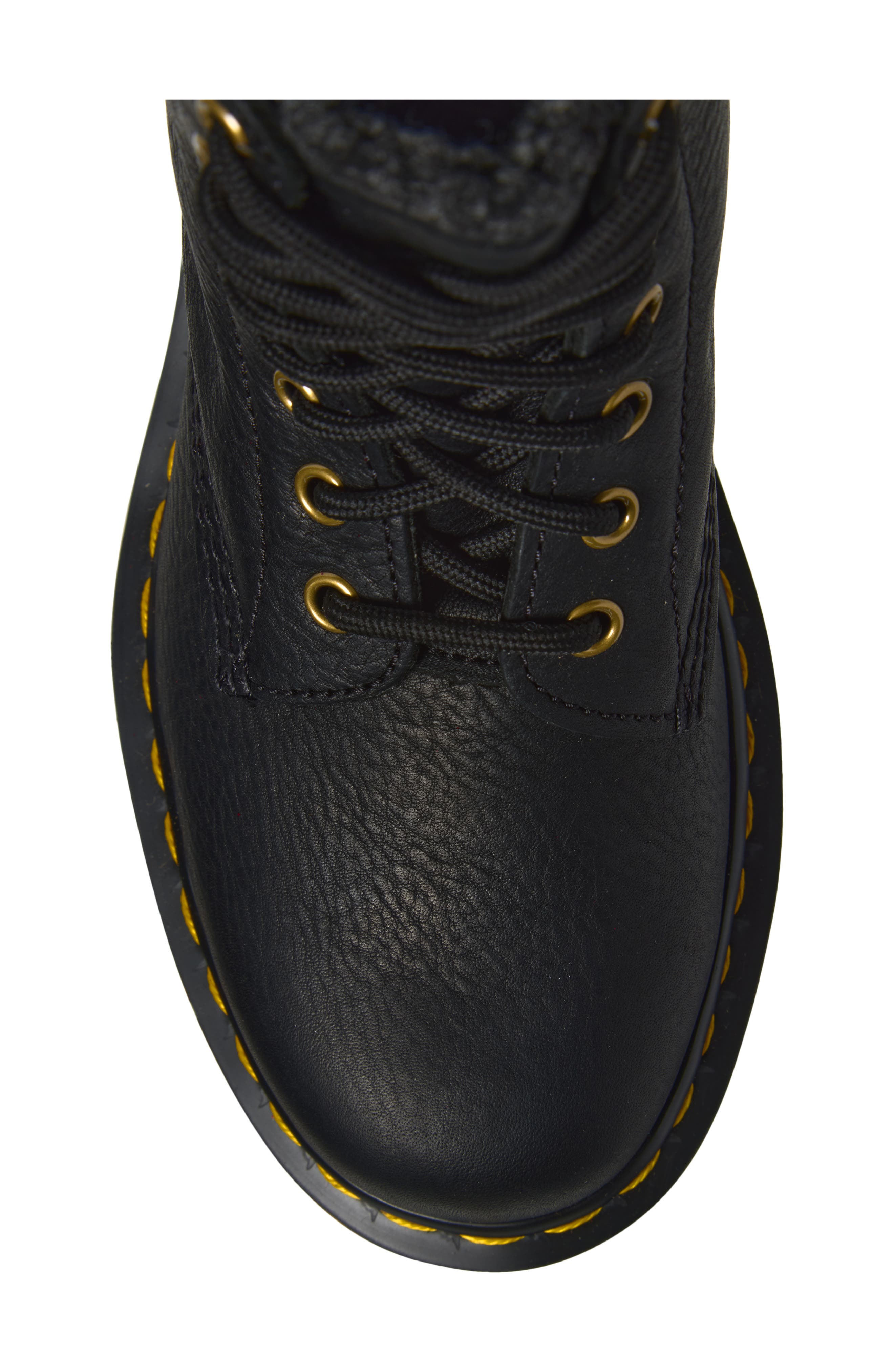 1460 Pascal Grizzly Boot, Alternate, color, BLACK