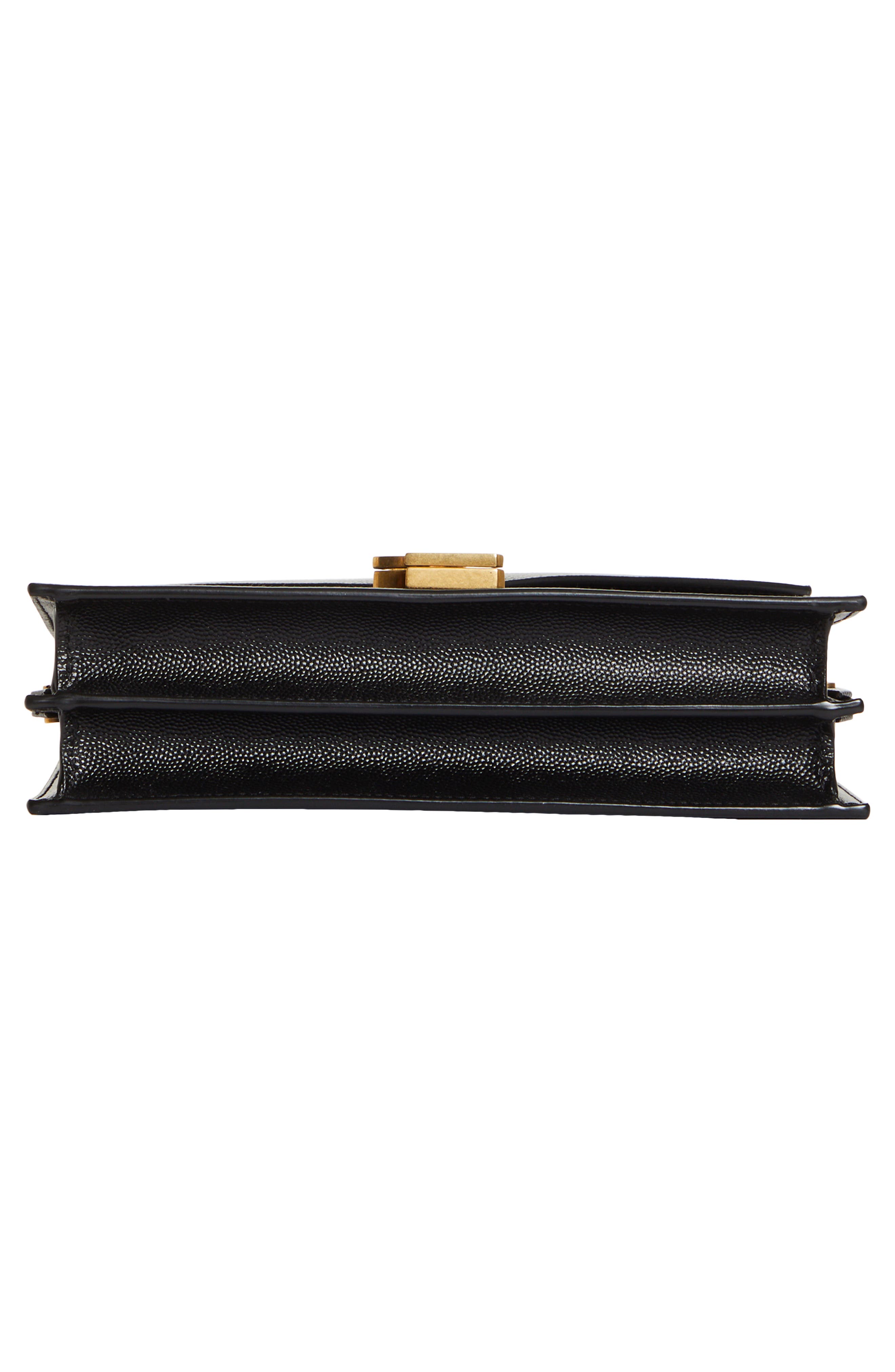 Saint Laurent Cassandra Leather Shoulder Bag, Alternate, color, 