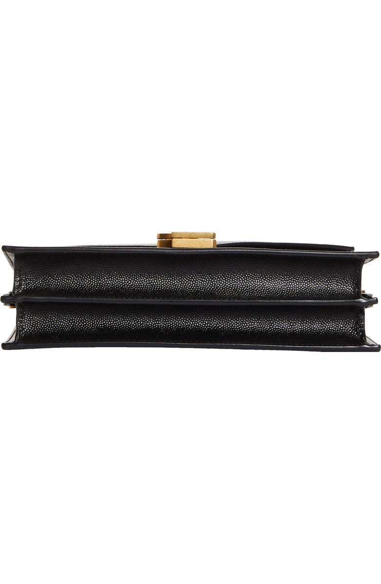 Saint Laurent Cassandra Leather Shoulder Bag, Alternate, color,