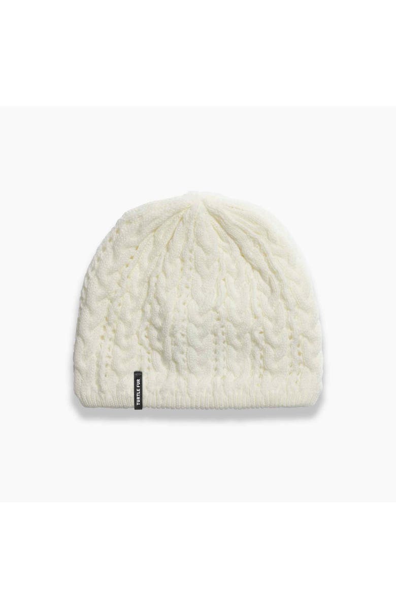 Turtle Fur Zelda Beanie, Main, color, Ivory