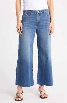 Meg High Waist Fab Ab Wide Leg Jeans