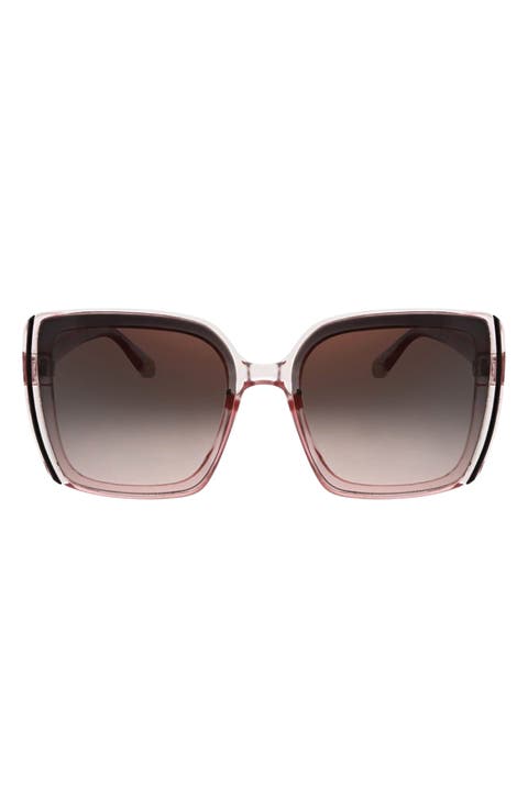 61mm Oversize Square Sunglasses