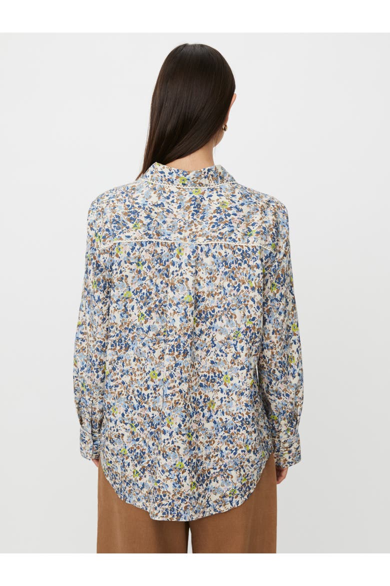 MaIthyria Floral Print Shirt, Alternate, color, Placid Blue